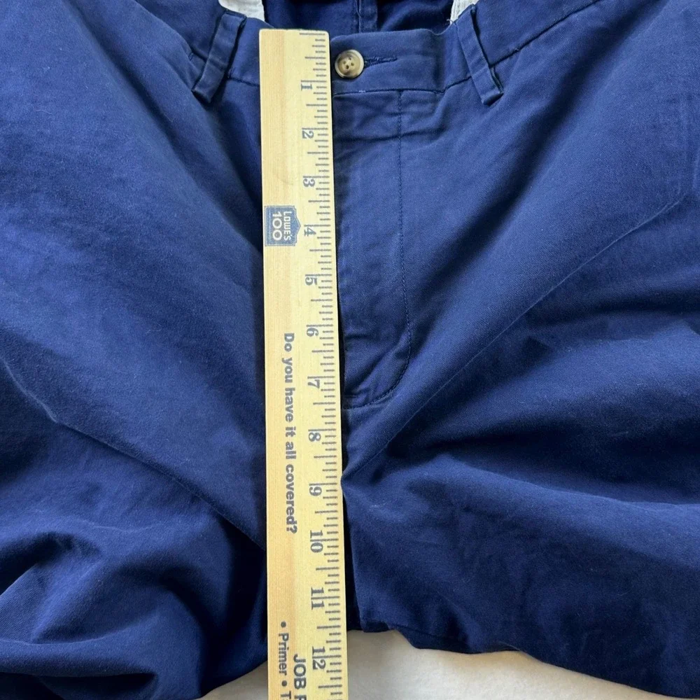 Polo Ralph Lauren Mens Navy Blue Stretch Classic Fit Chino Shorts Size 34